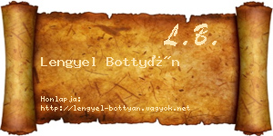 Lengyel Bottyán névjegykártya